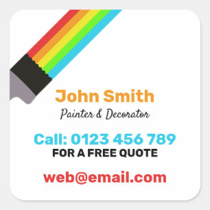 Adesivo Quadrado Pintor