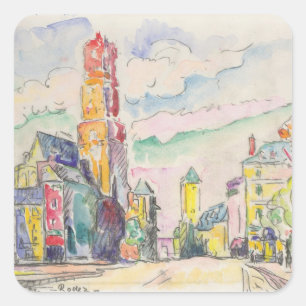 Adesivo Quadrado Pintura de Paul Signac