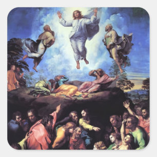 Adesivo Quadrado Pintura do trabalho de arte de Raphael