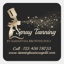 Pintura em Spray Black Gold Air Brush Tanning Móve