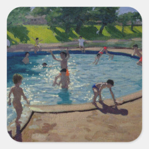 Adesivo Quadrado Piscina 1999
