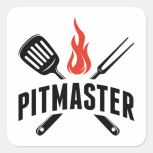 Adesivo Quadrado Pitmaster