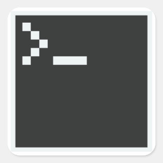 Adesivo Quadrado Pixel Shell