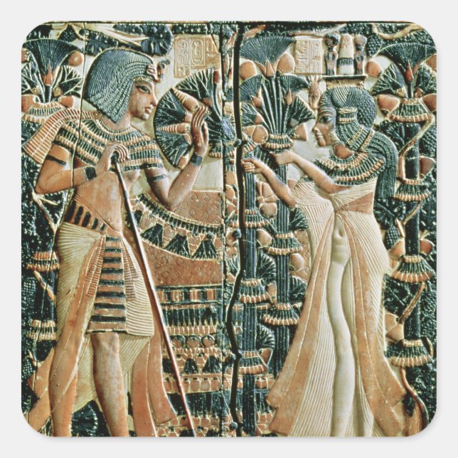 Adesivo Quadrado Placa da tampa do caixão mostrando (Frente)