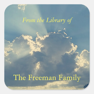 Adesivo Quadrado Placa de Livro de Daybreak