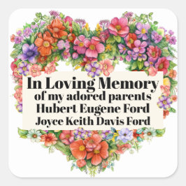 Adesivo Quadrado Placa De Livro Em Vinheta Memoriam