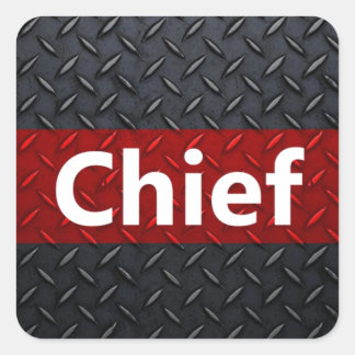 Adesivo Quadrado Placa Diamante de Fogo e Salvamento