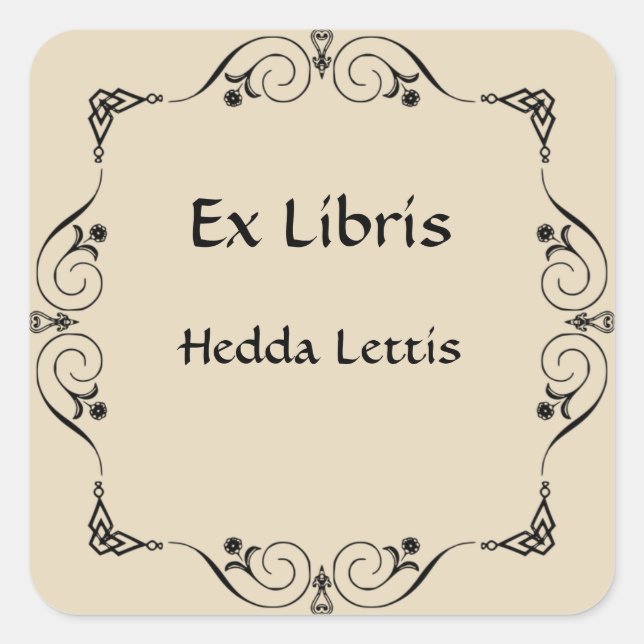 Adesivo Quadrado Placa Flórida Floral Retrorativa (Frente)