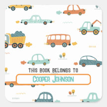 Placa personalizada pastel azul e laranja para nom