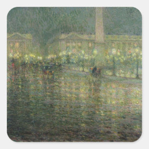 Adesivo Quadrado Place de la Concorde, c.1909