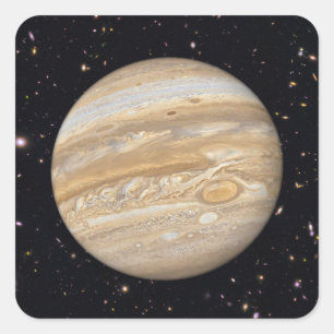 Adesivo Quadrado Planeta Júpiter Starry Sky Stickers