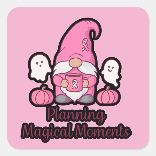 Adesivo Quadrado Planning Magical Moments Gnome (Frente)