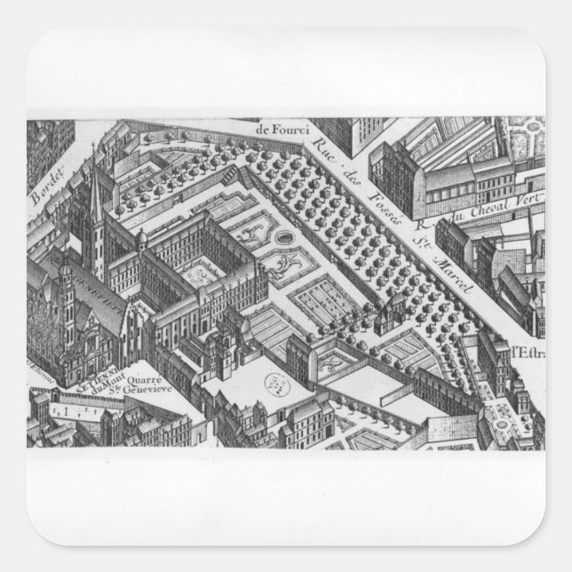 Adesivo Quadrado Plano de Paris (Frente)