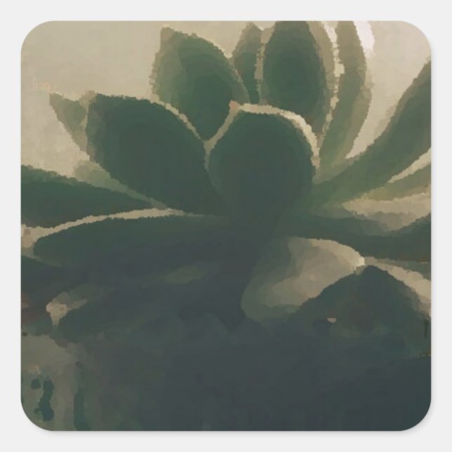 Adesivo Quadrado Planta (Frente)