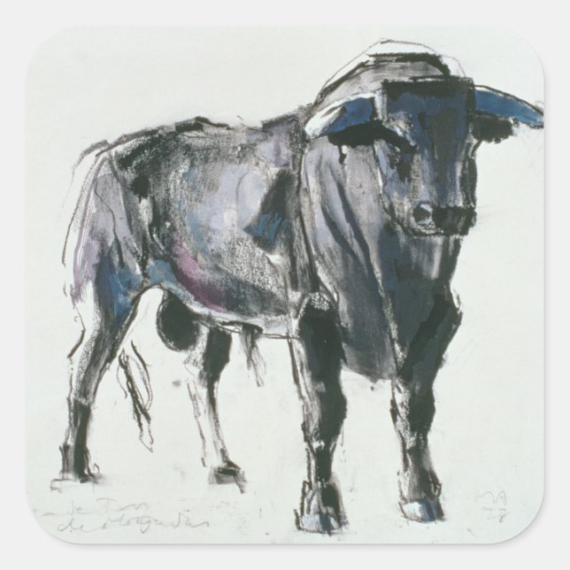 Adesivo Quadrado Plaza de Toros de Miajadas 1998 (Frente)