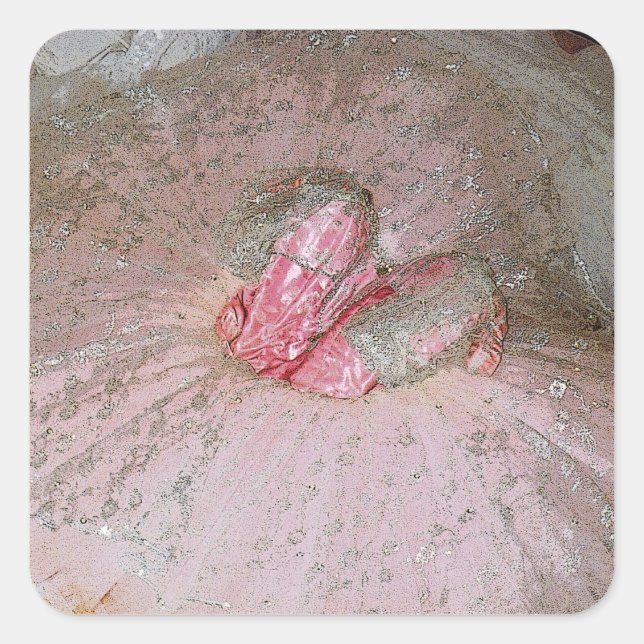 Adesivo Quadrado Pluma de Açúcar (Frente)