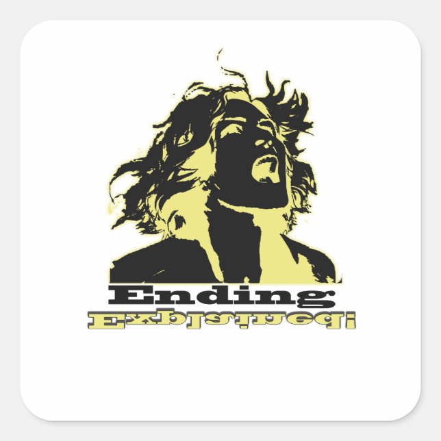 Adesivo Quadrado PLUR1BUS, the American science-fiction drama serie (Frente)