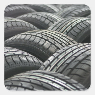 Adesivo Quadrado Pneus novos