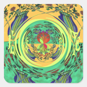 Adesivo Quadrado Png de Hakuna Matata Tocar Amor no Natal