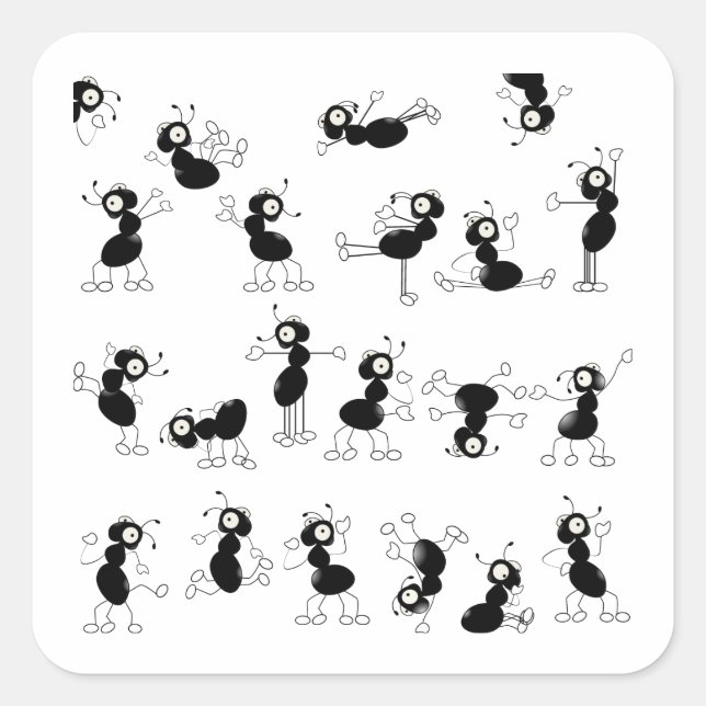 Adesivo Quadrado Podemos dançar