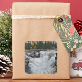Adesivo Quadrado Poderoso Athabasca – Cachoeira de Jasper