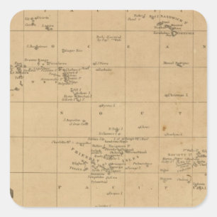 Adesivo Quadrado Polinésia 2