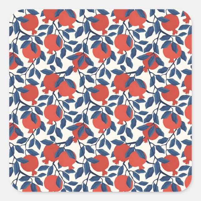 Adesivo Quadrado Pomegranato (Frente)