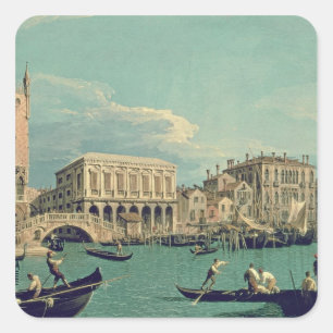 Adesivo Quadrado Ponte dos suspiros, Veneza c.1740