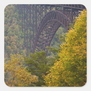 Adesivo Quadrado Ponte New River Gorge, New River Gorge