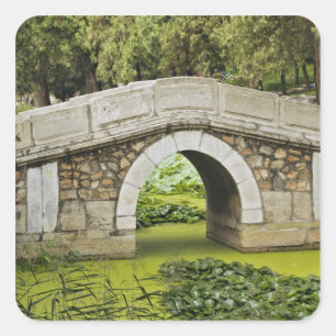 Adesivo Quadrado Ponte, Palácio de Verão, Pequim, China