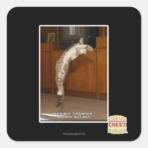 Adesivo Quadrado Ponteiro 3 invisível