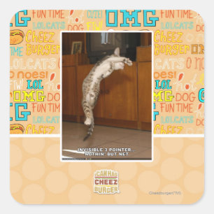 Adesivo Quadrado Ponteiro 3 invisível