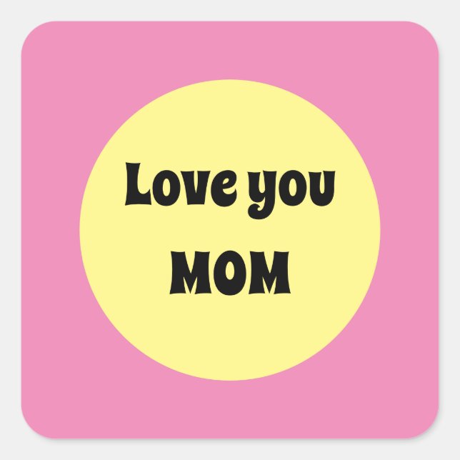 Adesivo Quadrado Ponto grande amarelo (Frente)