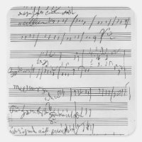 Pontuação musical manuscrita
