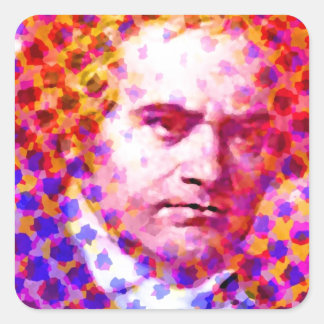 Adesivo Quadrado Pop Beethoven