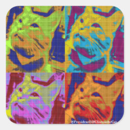 Adesivo Quadrado Pop vai para o presidente!