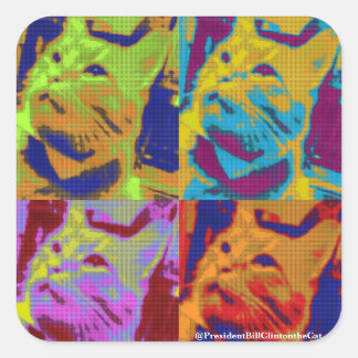 Adesivo Quadrado Pop vai para o presidente!