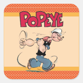 Adesivo Quadrado Popeye Sticker