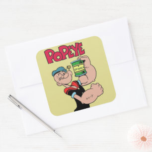 Adesivo Quadrado Popeye Sticker
