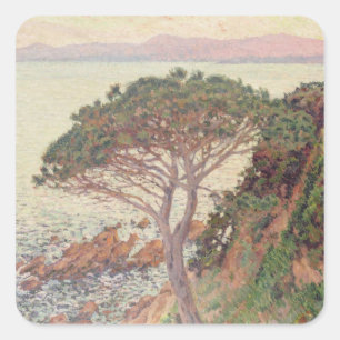 Adesivo Quadrado Por do sol, 1916 (óleo em canvas)