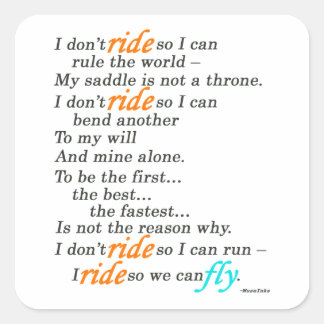 Adesivo Quadrado Por Que Eu Ando?