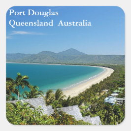 Adesivo Quadrado Port Douglas Sticker