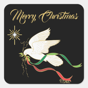 Adesivo Quadrado Porta branca