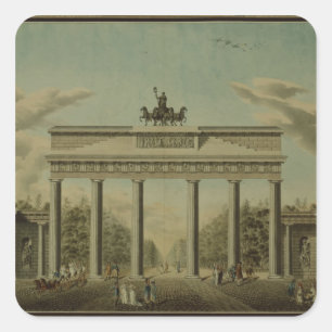 Adesivo Quadrado Porta de Brandemburgo, 1812