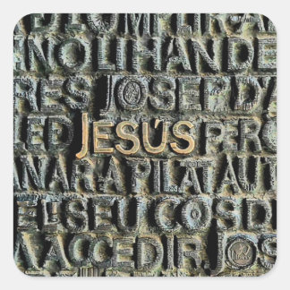 Adesivo Quadrado Porta de Jesus da Sagrada Família