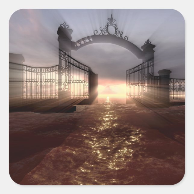 Adesivo Quadrado Porta do Céu (Frente)