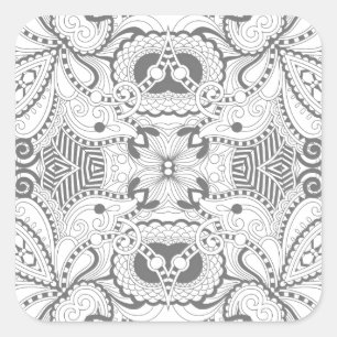 Adesivo Quadrado Porta Quadrada da Flor