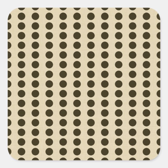 Adesivo Quadrado Portos de Especiarias de Chocolate (Frente)