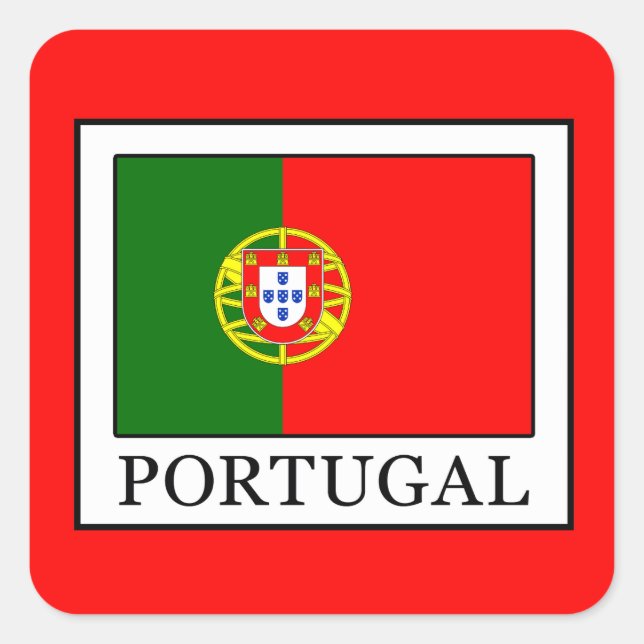 Adesivo Quadrado Portugal (Frente)