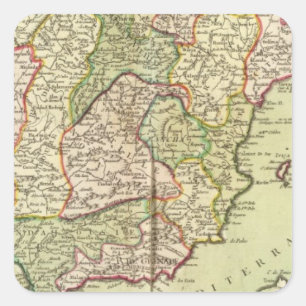 Adesivo Quadrado Portugal e Espanha